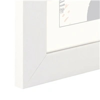 Hama rámček drevený SKARA, biely, 10x15 cm