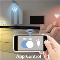 Hama SMART WiFi LED iarovka, GU10, 4,5 W, biela, stmievaten