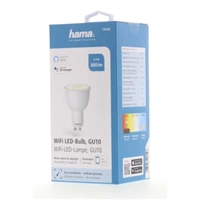 Hama SMART WiFi LED iarovka, GU10, 4,5 W, biela, stmievaten