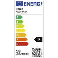 Hama SMART WiFi stropn svetlo, okrhle, priemer 30 cm, kovov rm