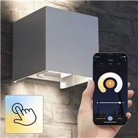 Hama SMART WiFi nstenn svetlo, tvorcov, 10 cm, IP44, vonkajie/vntorn pouitie, biele