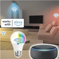 Hama SMART WiFi LED iarovka, E27, 10 W, RGBW, stmievaten