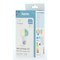 Hama SMART WiFi LED iarovka, E27, 10 W, RGBW, stmievaten