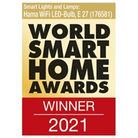 Hama SMART WiFi LED iarovka, E27, 10 W, RGBW, stmievaten