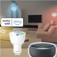 Hama SMART WiFi LED iarovka, GU10, 5,5 W, RGBW, stmievaten