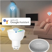 Hama SMART WiFi LED iarovka, GU10, 5,5 W, RGBW, stmievaten