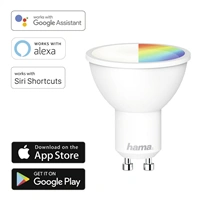 Hama SMART WiFi LED iarovka, GU10, 5,5 W, RGBW, stmievaten