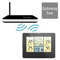 Hama SMART WiFi meteostanica, bezdrôtový senzor, mobilná appka, sieťový zdroj