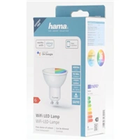 Hama SMART WiFi LED žiarovka, GU10, 5,5 W, RGBW, stmievateľná, ovládanie pomocou App