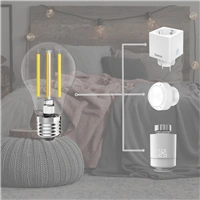 Hama SMART WiFi LED iarovka, E27, 7 W,  stmievaten