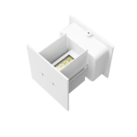 Hama SMART WiFi nástenné svetlo, štvorcové, 10 cm, IP44, vonkajšie/vnútorné použitie, biele