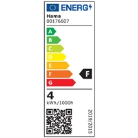 Hama SMART WiFi nástenné svetlo, štvorcové, 10 cm, IP44, vonkajšie/vnútorné použitie, biele
