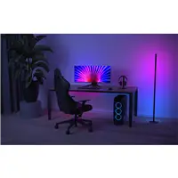 Hama SMART stojaca rohová RGB LED lampa s hudobným senzorom, 153 cm