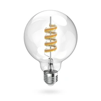 Hama SMART WiFi LED žiarovka, Matter, E27, G95 Filament, guľa, RGBW, stmievateľná, appka