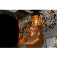 Hama SMART WiFi LED žiarovka, Matter, E27, G95 Filament, guľa, RGBW, stmievateľná, appka