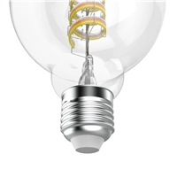 Hama SMART WiFi LED žiarovka, Matter, E27, G95 Filament, guľa, RGBW, stmievateľná, appka