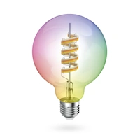 Hama SMART WiFi LED žiarovka, Matter, E27, G95 Filament, guľa, RGBW, stmievateľná, appka