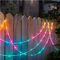 Hama SMART WiFi svetelná reťaz, 100 LED, von./vnút. použitie, nastavenie farieb, stmievanie, 10 m