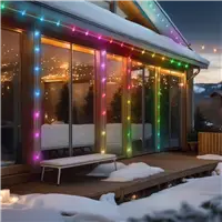 Hama SMART WiFi svetelná reťaz, 100 LED, von./vnút. použitie, nastavenie farieb, stmievanie, 10 m