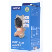 Hama Smart WiFi kamera/pestúnka, nočná lampička, teplomer, držiak na postieľku