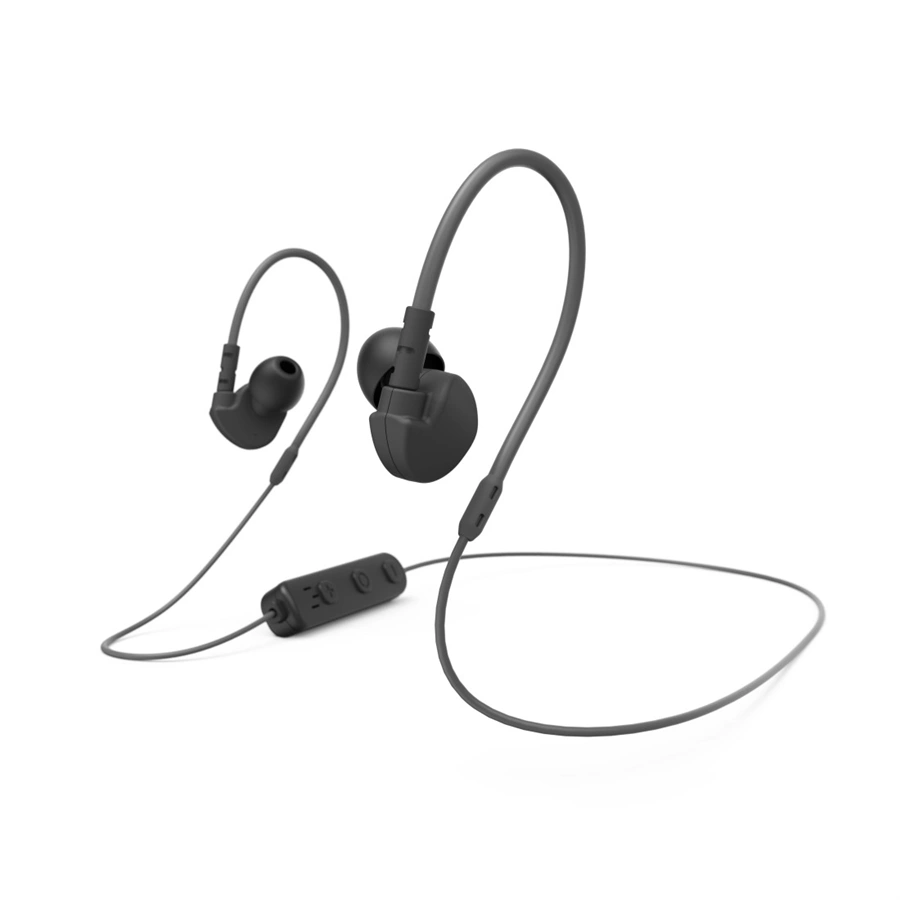 Hama Bluetooth clip-on slúchadlá s mikrofónom Active BT, čierna