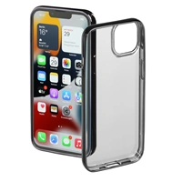 Hama Clear&Chrome, kryt pre Apple iPhone 13, recyklovaný materiál, ierny