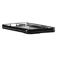Hama Clear&Chrome, kryt pre Apple iPhone 13, recyklovaný materiál, čierny