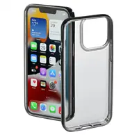 Hama Clear&Chrome, kryt pre Apple iPhone 13 Pro, recyklovaný materiál, ierny