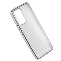 Hama Clear&Chrome, kryt pre Samsung Galaxy A53 5G, recyklovan materil, strieborn