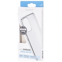 Hama Clear&Chrome, kryt pre Samsung Galaxy A53 5G, recyklovan materil, strieborn
