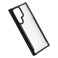 Hama Metallic Frame, kryt pre Samsung Galaxy S22 Ultra (5G), priehľadný/čierny