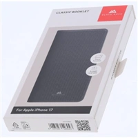 Black Rock The Classic, puzdro-knižka pre Apple iPhone 17, funkcia stojanu, čierne