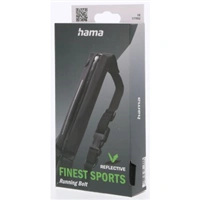 Hama Finest Sports, športová bedrová taštička na mobil a drobnosti, čierna