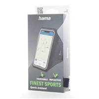 Hama Finest Sports, športové puzdro na mobil, na rameno, 4,5"-5"/14,7x7,2 cm, Lycra, antracitové