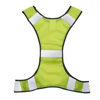 Hama reflexná vesta pre bežcov/chodcov/cyklistov, vrecko na zips, nastaviteľná veľkosť, neónovo žltá