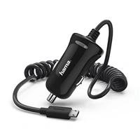 Hama nabíjaka do vozidla s káblom, micro USB, 2,4 A