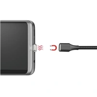 Hama micro USB kábel Magnetic, A vidlica - micro B vidlica magnetická, 1 m