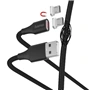 Hama micro USB kábel Magnetic, A vidlica - micro B vidlica magnetická, 1 m