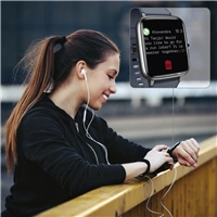 Hama Fit Watch 4900, portov hodinky, vodeodoln, pulz, kalrie, analza spnku, krokomer at. 