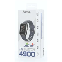 Hama Fit Watch 4900, športové hodinky, vodeodolné, pulz, kalórie, analýza spánku, krokomer atď. 