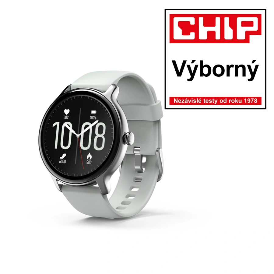 Hama Fit Watch 4910, športové hodinky, pulz, oxymeter, kalórie, vodeodolné, šedé