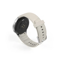 Hama 8900, smart hodinky, GPS, AMOLED 1,32", funkcia telefonovania, Alexa, béžové/strieborné
