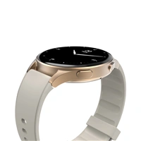 Hama 8900, smart hodinky, GPS, AMOLED 1,32", funkcia telefonovania, Alexa, béžové/zlaté