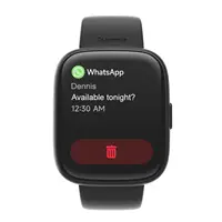 Hama 4000, smart hodinky, funkcia telefonovania, vodoodolné IP68, Siri/ Google Assistant, čierne
