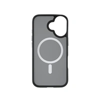 White Diamonds Hybrid Case, kryt pre Apple iPhone 17, magnetický, matný, polopriehľadný čierny