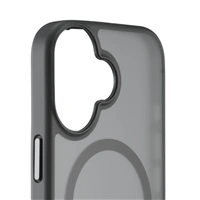 White Diamonds Hybrid Case, kryt pre Apple iPhone 17, magnetický, matný, polopriehľadný čierny