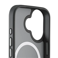White Diamonds Hybrid Case, kryt pre Apple iPhone 17, magnetický, matný, polopriehľadný čierny