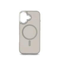 White Diamonds Hybrid Case, kryt pre Apple iPhone 17, magnetický, matný, polopriehľadný pieskový