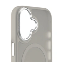 White Diamonds Hybrid Case, kryt pre Apple iPhone 17, magnetický, matný, polopriehľadný pieskový