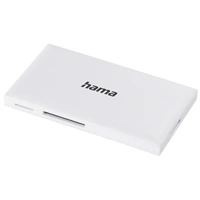 Hama USB 3.0 multi čítačka kariet, SD/micro SD, CF, MS, biela